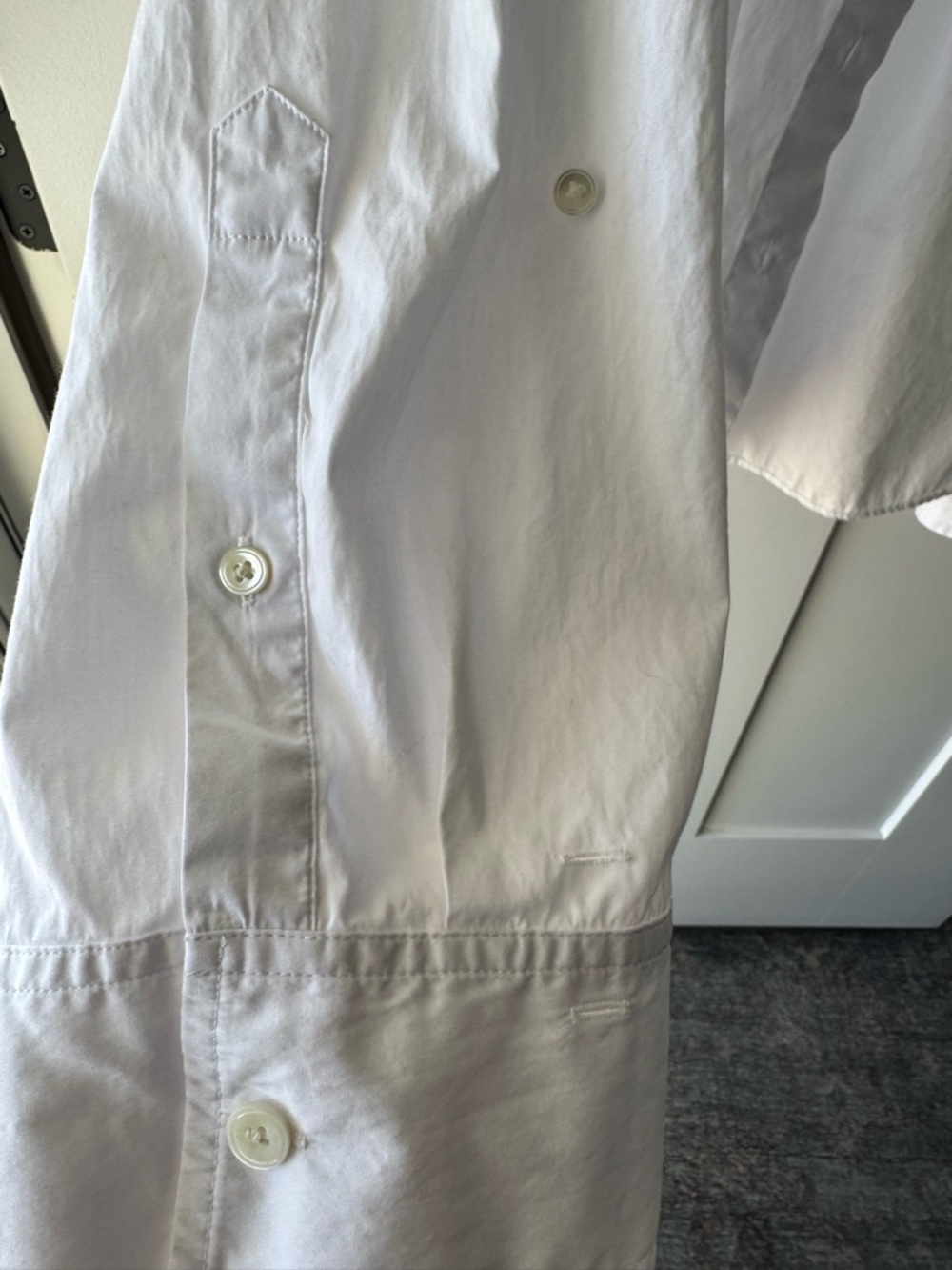 Madewell White long sleeve shirt - Picture 5 of 6